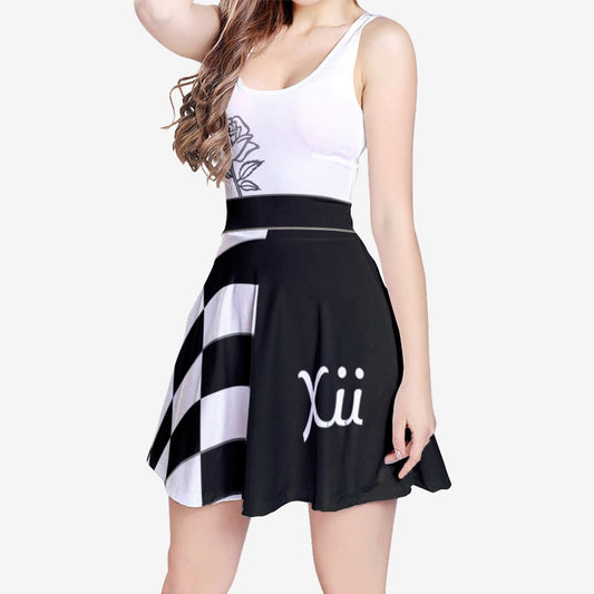 Xcarii Xii - Midi Casual Flared Skater Dress