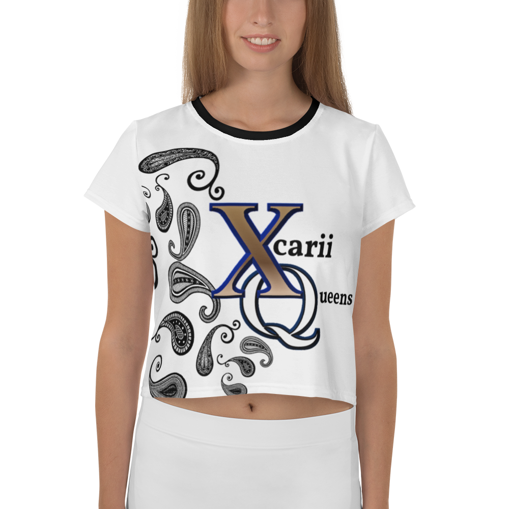 Xcarii Queens Paisley Crop Tee