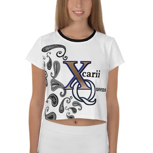 Xcarii Queens Paisley Crop Tee