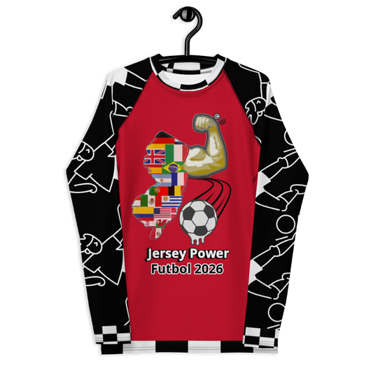 Jersey Power World Futbol Rash Guard