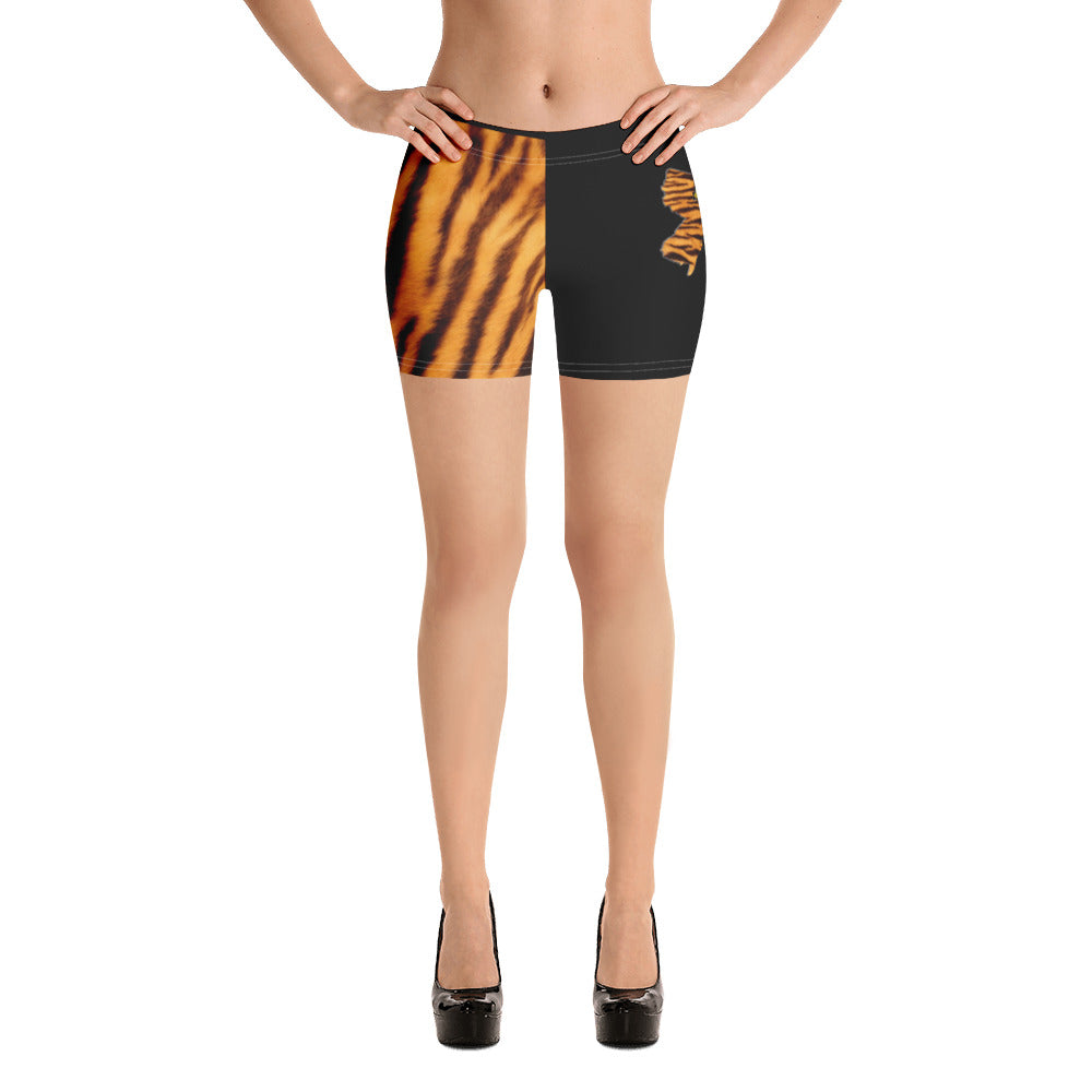 Jersey Tiger Power Yoga Shorts