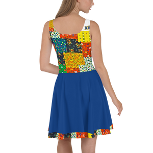 Xcarii Xii - Patchwork Quilt Skater Dress