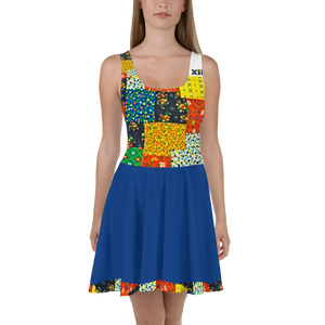 Xcarii Xii - Patchwork Quilt Skater Dress