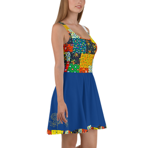 Xcarii Xii - Patchwork Quilt Skater Dress