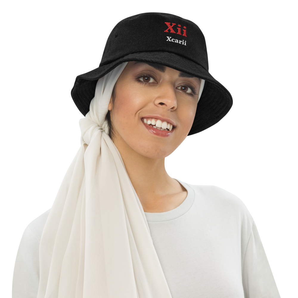 Xcarii Xii - All Cotton Denim bucket hat