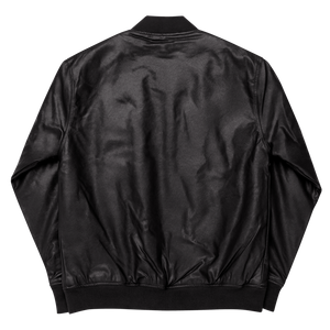 Xcarii Xii - Xii Leather Bomber Jacket