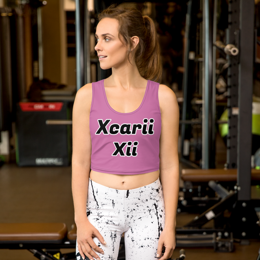 Xcarii Fashion Pink Lady Crop Top