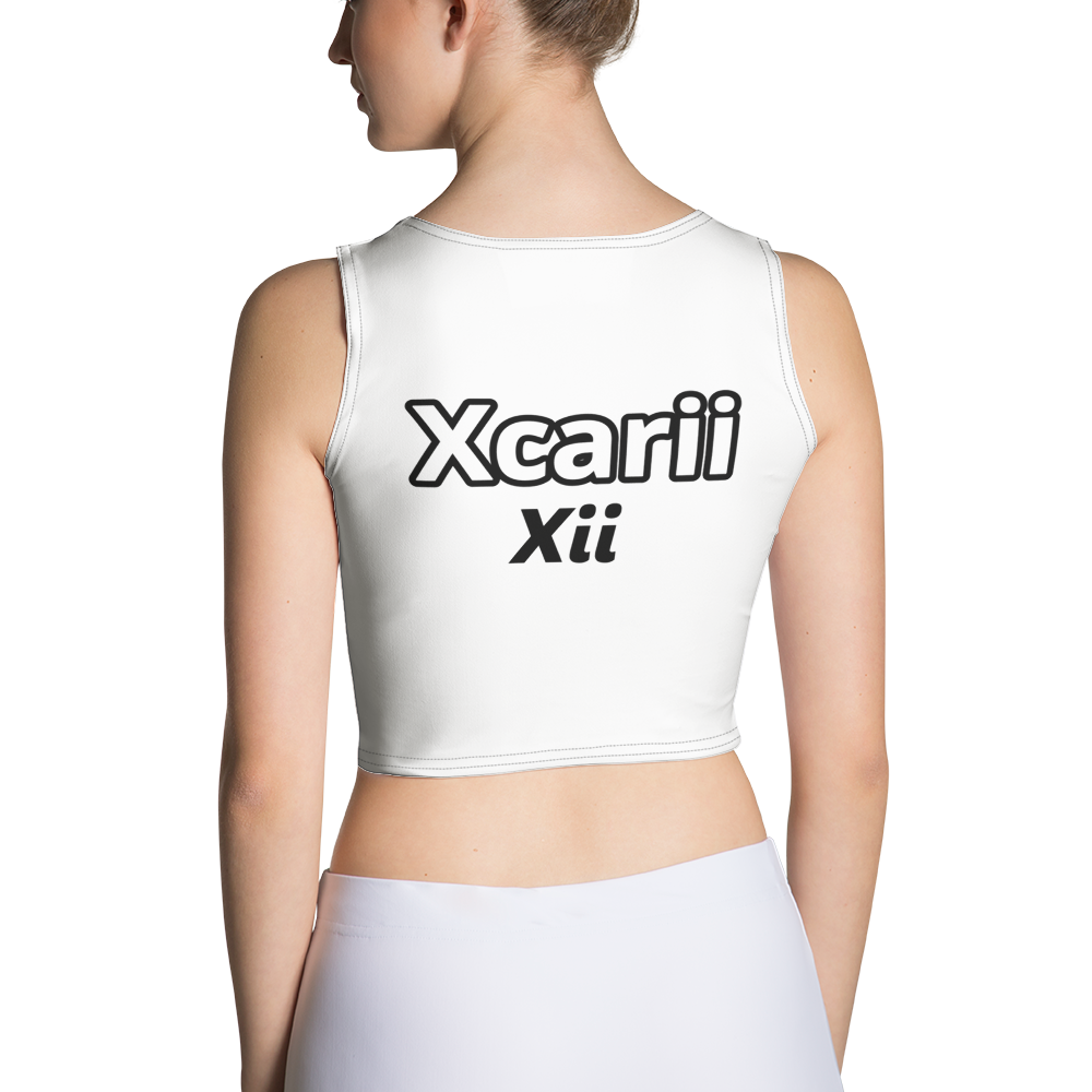 Xcarii Fashion White Crop Top