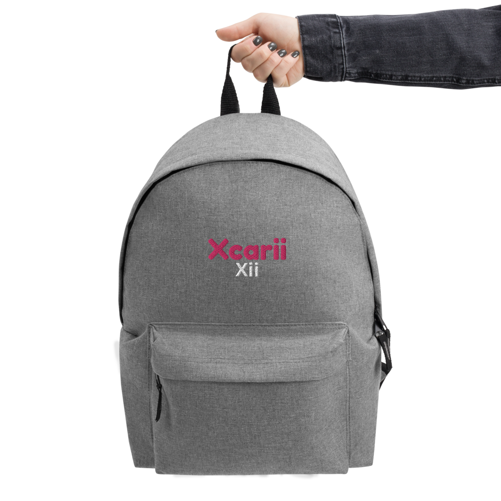 Xcarii Embroidered Backpack