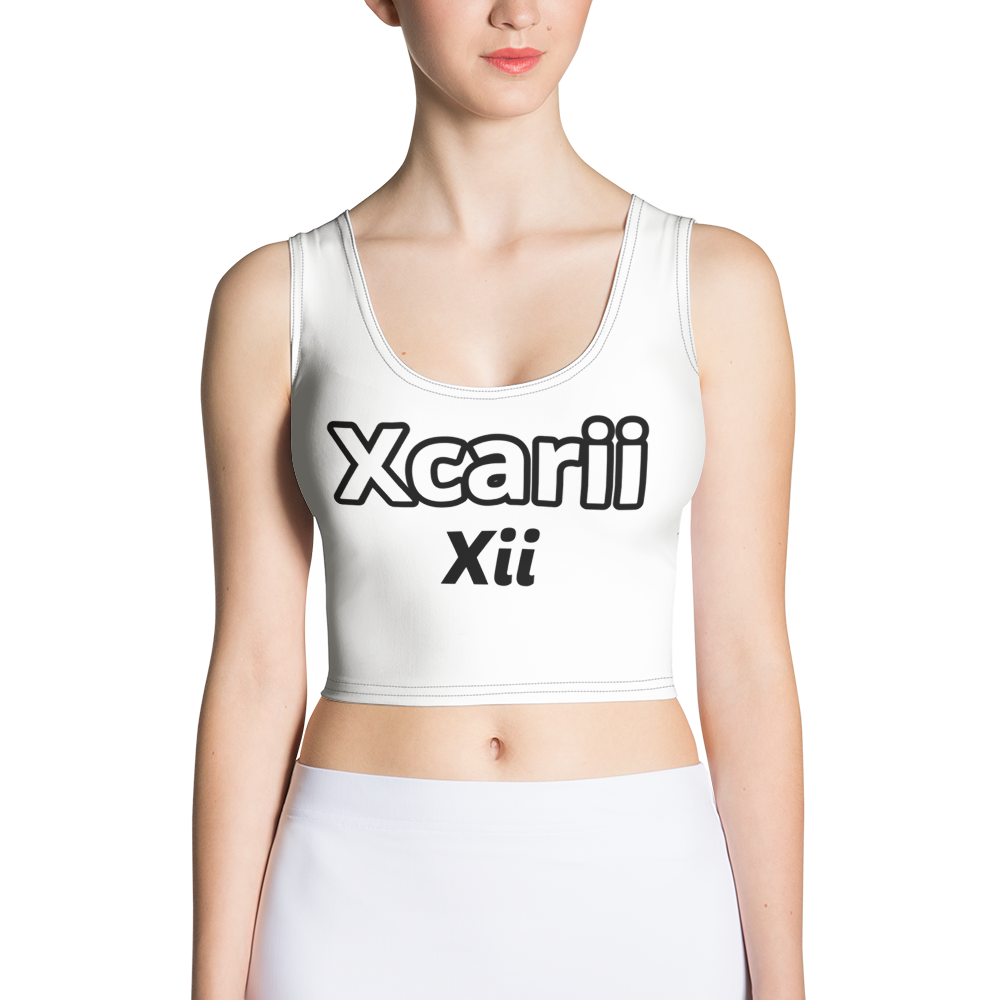 Xcarii Fashion White Crop Top