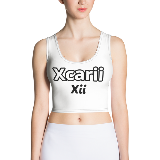 Xcarii Fashion White Crop Top