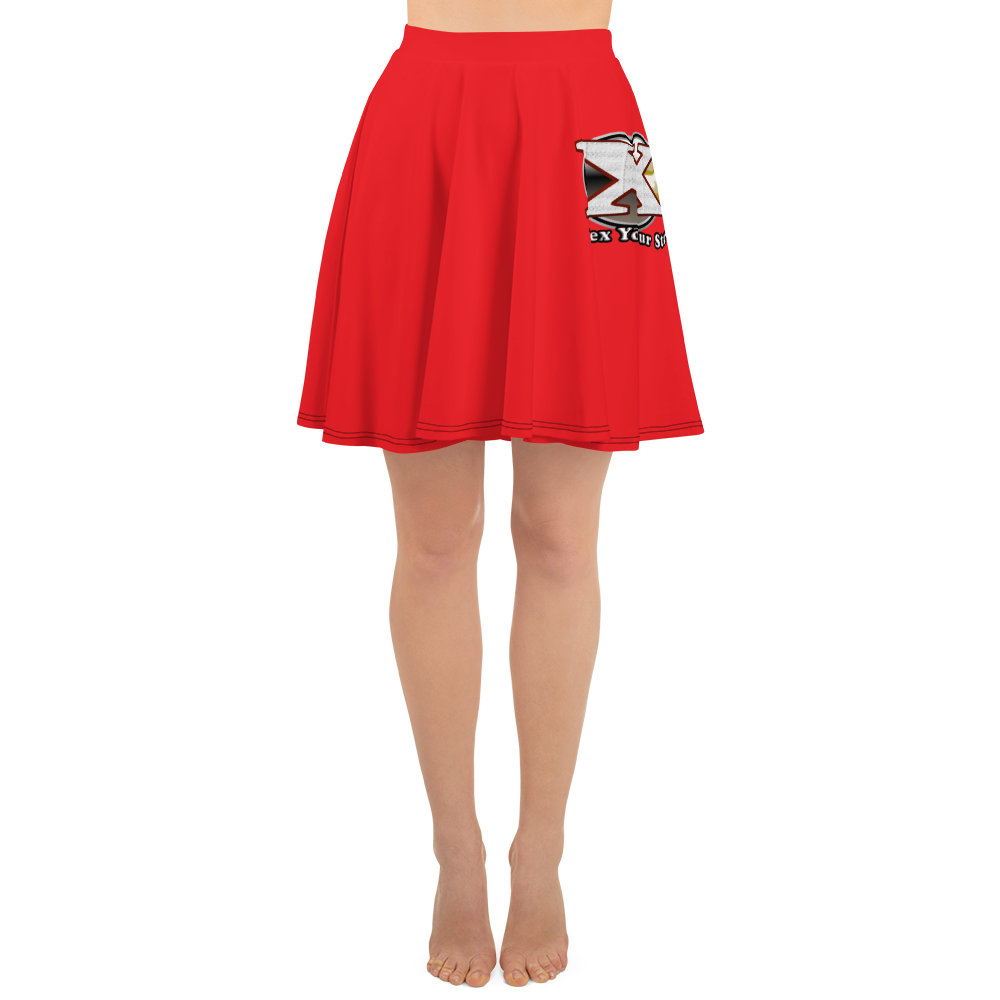 Flex uR Strong - Red Skater Skirt