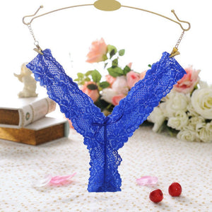 Xcarii Xii - Seamless Thongs Transparent Floral Panties