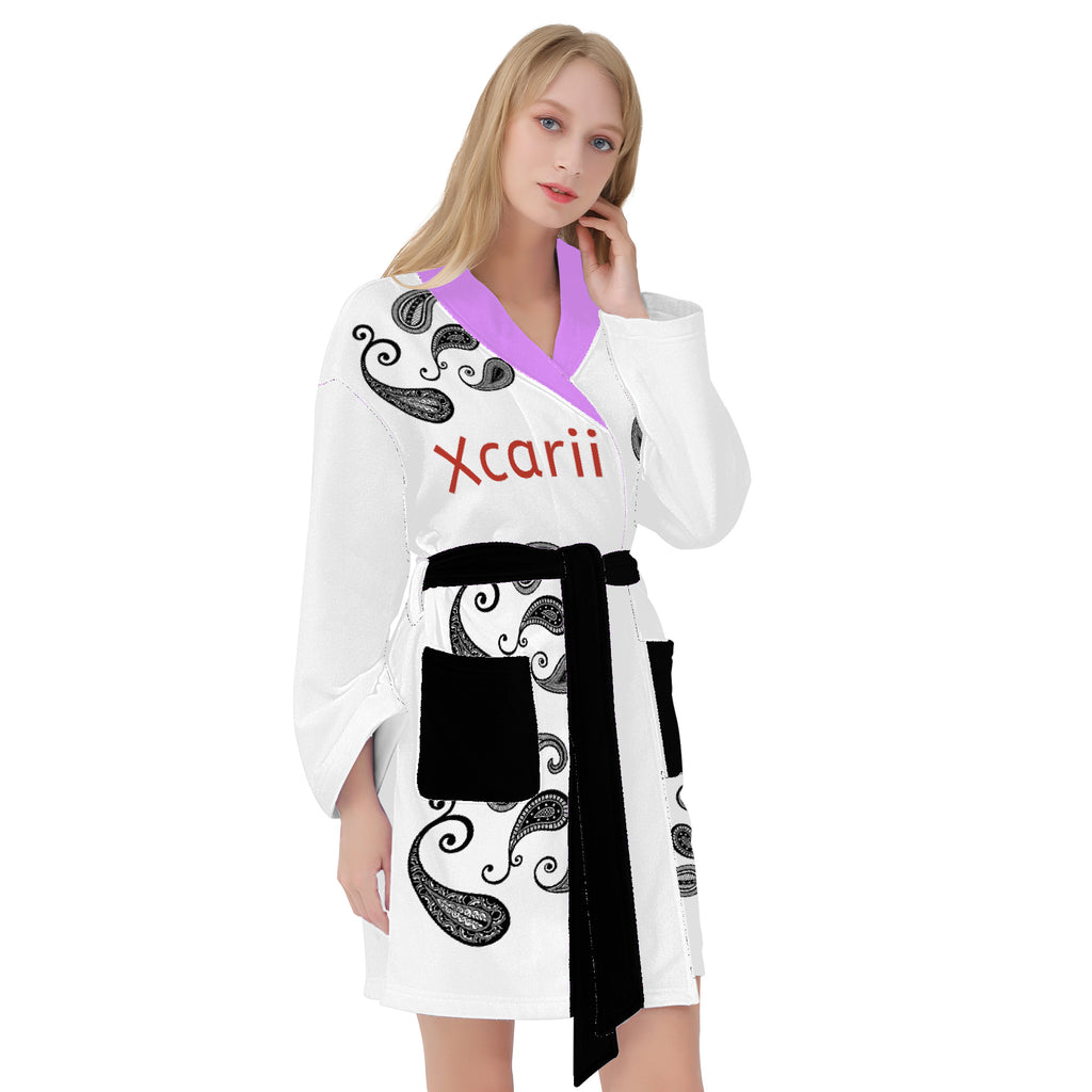 Xcarii Paisley Arts Bath Robe