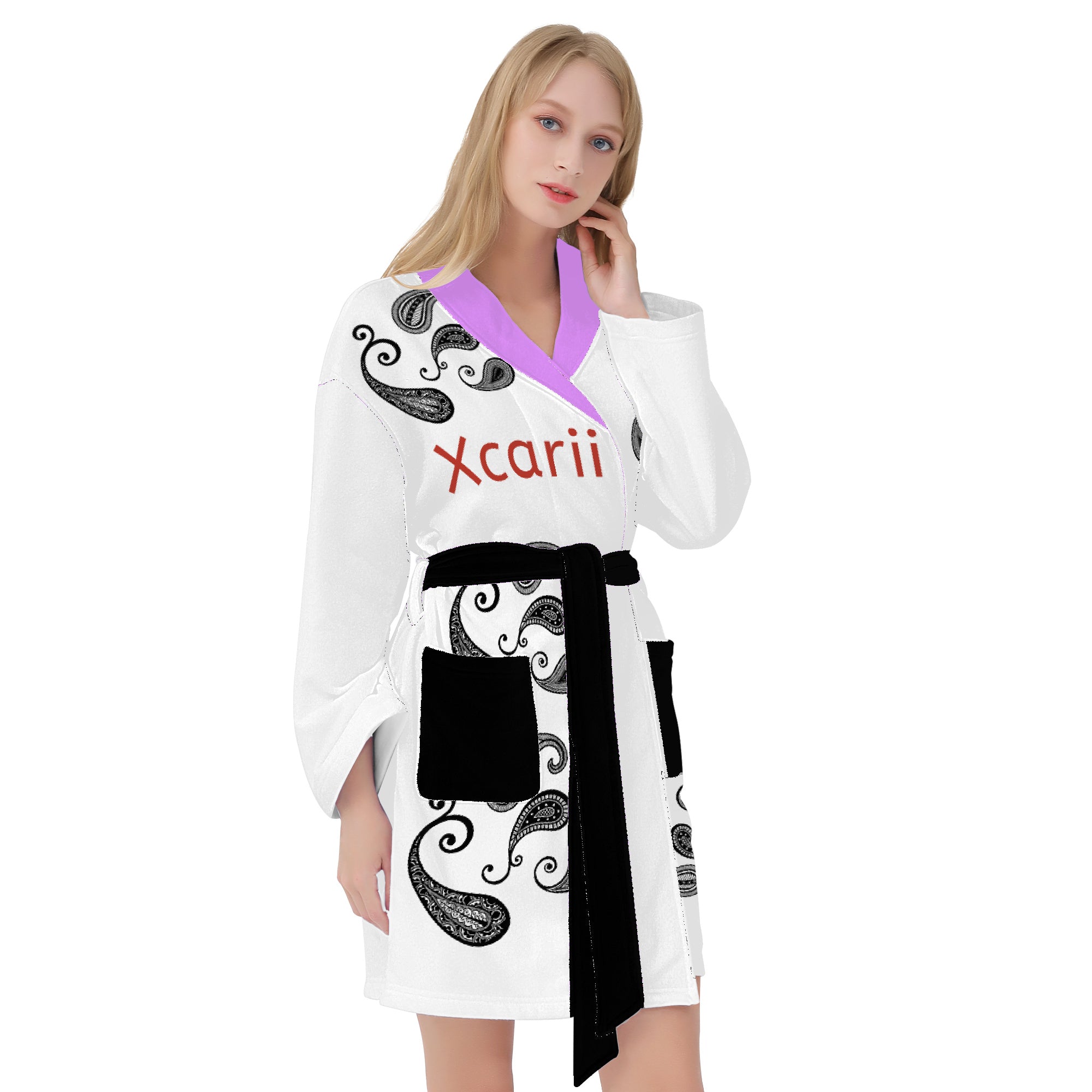 Xcarii Paisley Arts Bath Robe